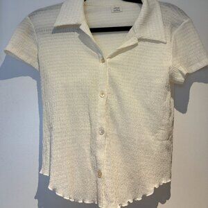Wilfred Crinkle T-Shirt Blouse